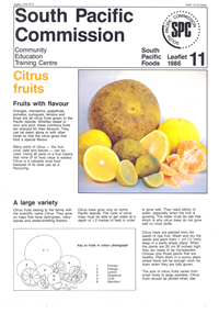 Citrus fruits: fruits with flavour
