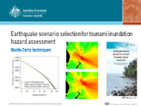 Earthquake scenario selection for tsunami inundation hazard assessment [PowerPoint presentation]