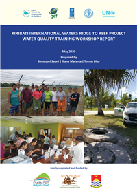 Kiribati international waters Ridge to Reef Project, Water quality training workshop report