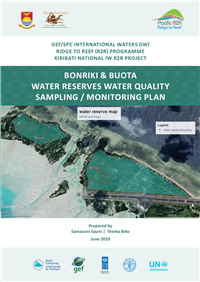 Bonriki & Buota water reserves water quality sampling/ monitoring Plan