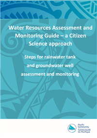 Steps for rainwater tank and groundwater well assessment and monitoring