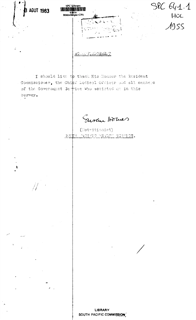 [Report on nutrition survey in the Cook Islands 1955]