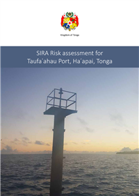 Simplified Risk Assessment Model (SIRA) risk assessment for Taufa'ahau Port, Ha'apai, Tonga