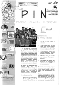 PIN (Pacific Islands NCDs): Promoting a healthier Pacific - No 43