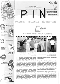 PIN (Pacific Islands NCDs): Promoting a healthier Pacific n° 41